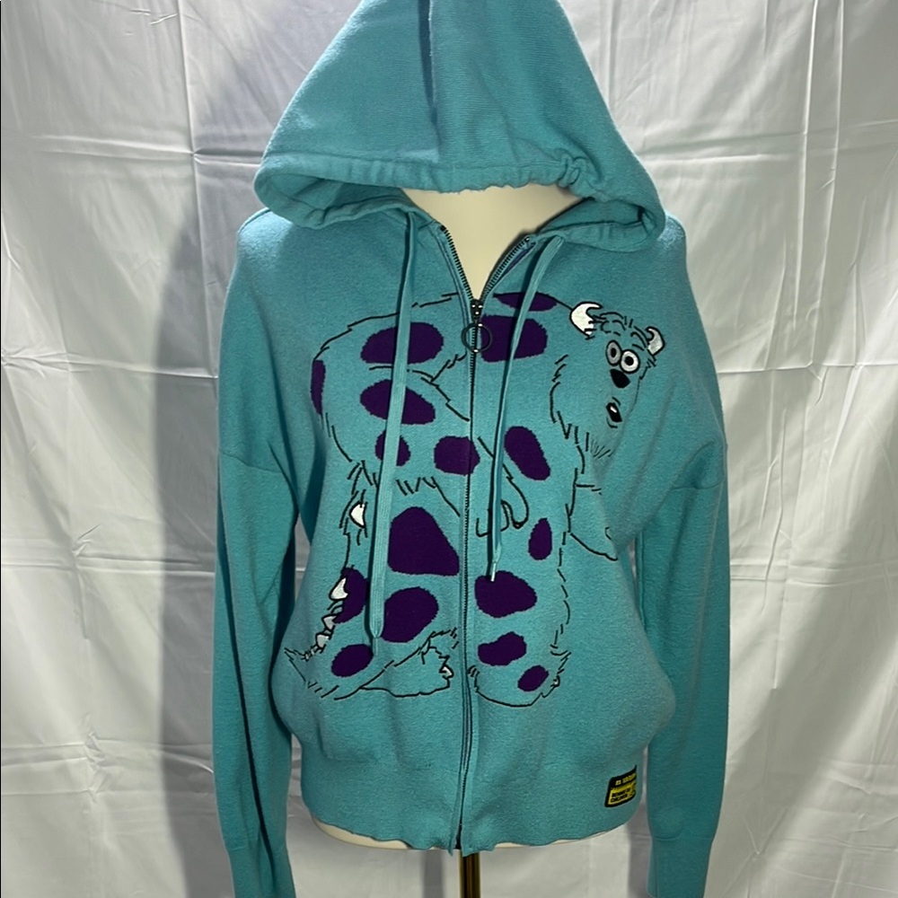 Disney Pixar Monsters, Inc. Sully Knit Zippered Hoodie